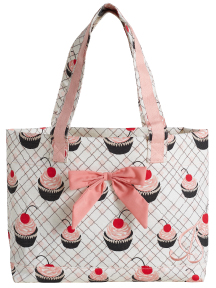 Jessie Steele Cherry Cupcake Tote Bag